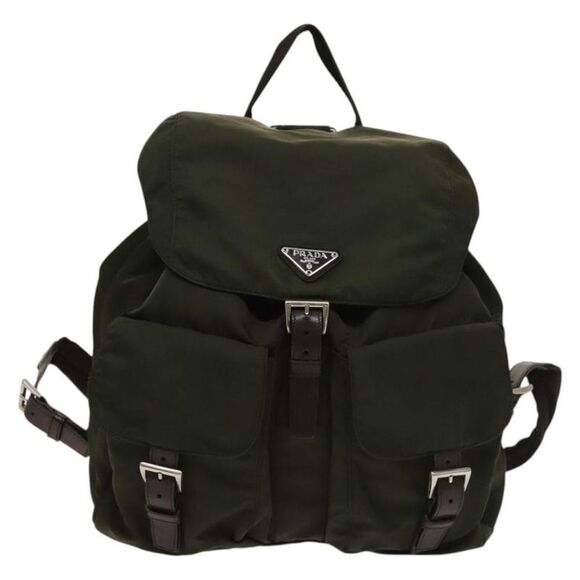 prada Handbags - Pre Loved prada Women Khaki Backpacks